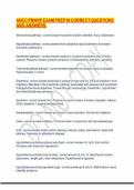 ANCC PMHNP EXAM PREP 80 CORRECT QUESTIONS AND ANSWERS&period;