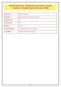 NR 566 Final Exam Questions and Answers &vert; 100 Advanced Pharmacology Practice Questions with Detailed Rationales &vert; Chamberlain University