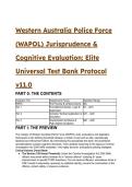 2026&sol;2027 WAPOL Police Entrance Evaluation &lpar;PEE&rpar; & Jurisprudence&colon; Elite Universal Test Bank v11&period;0 &lpar;19&plus; High-Stakes Scenarios&rpar;