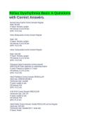 Relias Dysrhythmia Basic A Questions and Correct Answers &vert; Cardiac Rhythm Interpretation Review &vert; A&plus; Graded &vert; Latest Update
