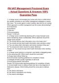 PN VATI Management Proctored Exam &ndash; &lpar;2026&rpar; Actual Questions & Answers 100&percnt; Guarantee Pass 