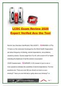 LCDC Exam Review 2026 &ndash; Licensed Chemical Dependency Counselor &lpar;LCDC&rpar; &ndash; 2026 &ndash; Complete exam review with questions and answers