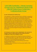 NAB CORE Examination &ndash; National Association &NewLine;of Long-Term Care Administrator Boards &lpar;NAB&rpar; &ndash; 2026&sol;2027 Edition Expert-Verified Q&A &vert; &NewLine;Certification-Ready Format