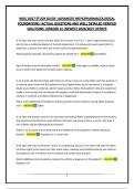 WGU D027 STUDY GUIDE -ADVANCED PATHOPHARMACOLOGICAL FOUNDATIONS &vert;ACTUAL QUESTIONS AND WELL DETAILED VERIFIED SOLUTIONS &vert;GRADED A&plus;&vert;NEWEST 2026&sol;2027 UPDATE