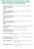 Midterm Study Guide - University Competencies&comma; Academic Integrity&comma; Critical Thinking&comma; and Evidence Analysis - Verified Questions and Answers - A&plus; Guaranteed Success