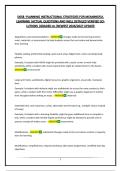D658 -PLANNING INSTRUCTIONAL STRATEGIES FOR MEANINGFUL LEARNING &vert;ACTUAL QUESTIONS AND WELL DETAILED VERIFIED SOLUTIONS &vert;GRADED A&plus;&vert;NEWEST 2026&sol;2027 UPDATE