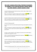 WGU D658 -PLANNING INSTRUCTIONAL STRATEGIES FOR MEANINGFUL LEARNING &vert;ACTUAL QUESTIONS AND WELL DETAILED VERIFIED SOLUTIONS &vert;GRADED A&plus;&vert;NEWEST 2026&sol;2027 UPDATE