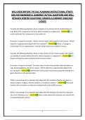 WGU D658 &lbrace;BEFORE THE OA&rcub;&semi; PLANNING INSTRUCTIONAL STRATEGIES FOR MEANINGFUL LEARNING &vert;ACTUAL QUESTIONS AND WELL DETAILED VERIFIED SOLUTIONS &vert;GRADED A&plus;&vert;NEWEST 2026&sol;2027 UPDATE