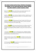 D658 WGU COMPLETE BUNDLE -PLANNING INSTRUCTIONAL STRATEGIES FOR MEANINGFUL LEARNING &vert;ACTUAL QUESTIONS AND WELL DETAILED VERIFIED SOLUTIONS &vert;GRADED A&plus;&vert;NEWEST 2026&sol;2027 UPDATE