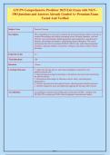 ATI PN Comprehensive Predictor Exit Exam&colon; 198 NGN Questions & Answers &lpar;Graded A&plus;&rpar;