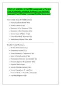 PHYS 165 MODULE 1 EXAM Fundamentals of Physics&colon; &NewLine;Units&comma; Kinematics&comma; Vectors & Newton's Laws 2026&sol;2027 &NewLine;Academic Year &vert; Portage Learning &vert; Verified Assessment &NewLine;