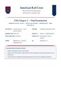 CNA Chapter 2 Examination American Red Cross Nurse Assistant Training &lpar;Latest 2026&sol;2027 Update&rpar; &vert; Complete Q&A with Verified Answers and Detailed Rationales &vert; Communication&comma; Infection Control  &vert; A&plus; Graded