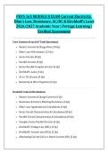 PHYS 165 MODULE 8 EXAM Current Electricity&comma; &NewLine;Ohm's Law&comma; Resistance&comma; AC&sol;DC & Kirchhoff's Laws &NewLine;2026&sol;2027 Academic Year &vert; Portage Learning &vert; &NewLine;Verified Assessment