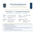 CNA Chapter 2 Examination  Certified Nursing Assistant &lpar;Latest 2026&sol;2027 Update&rpar; &vert; Complete Q&A with Verified Answers and Detailed Rationales &vert; Communication&comma; Infection Control&comma; Safety &vert; A&plus; Graded