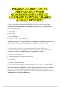 Pharmacology HESI Version 2 Preparation &ndash; Complete Practice Questions&comma; Study Guide&comma; and Nursing Exam Review