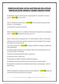 OWNER BUILDER EXAM &vert;ACTUAL QUESTIONS AND WELL DETAILED VERIFIED SOLUTIONS &vert;GRADED A&plus;&vert;NEWEST 2026&sol;2027 UPDATE