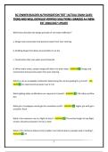 BC OWNER BUILDER AUTHORIZATION TEST &vert;ACTUAL EXAM QUESTIONS AND WELL DETAILED VERIFIED SOLUTIONS &vert;GRADED A&plus;&vert;NEWEST 2026&sol;2027 UPDATE