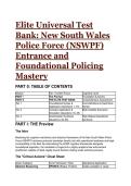 2026&sol;2027 Elite NSW Police Entrance Test Bank&colon; 33&plus; Question Mastery for ACER & LEPRA Success