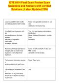 ISYE 6414 Final Exam Review Exam&NewLine;Questions and Answers with Verified&NewLine;Solutions &vert; Latest Updated 2026