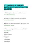 HFT 2220 EXAMS SET COMPLETE&NewLine;QUESTIONS WITH ACCURATE ANSWERS&NewLine;COLLECTION