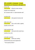 IPC-A-610H 1 General - Exam Questions & Answers &lpar;Grade A&plus;&rpar;&period;docx&NewLine;&NewLine;