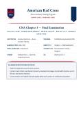 CNA Chapter 3 Exam Questions and Answers &lpar;2026 &sol; 2027&rpar; &lpar;Verified Answers&rpar;&NewLine;