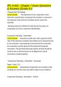 IPC-A-610 - Chapter 7 Exam Questions & Answers &lpar;Grade A&plus;&rpar;&period;docx&NewLine;&NewLine;