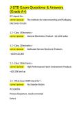 J-STD Exam Questions & Answers &lpar;Grade A&plus;&rpar;&period;docx&NewLine;&NewLine;