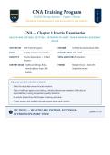 CNA Chapter 1 Practice Certified Nursing Assistant Training &lpar;Latest 2026&sol;2027 Update&rpar; &vert; Complete Q&A with Verified Answers and Detailed Rationales &vert; The Role of Nurse Aides&comma; Ethics&comma; Communication&comma; Infection Control &vert; A&plus; Graded