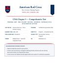 CNA Chapter 5 Practice Test  American Red Cross Nurse Assistant Training &lpar;Latest 2026&sol;2027 Update&rpar; &vert; Complete Q&A with Verified Answers and Detailed Rationales &vert; Patient Care&comma; Safety &vert; A&plus; Graded