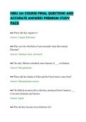 HIEU 201 COURSE FINAL QUESTIONS AND&NewLine;ACCURATE ANSWERS PREMIUM STUDY&NewLine;PACK