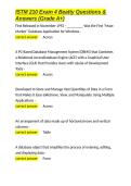 ISTM 210 Exam 4 Beatty Questions & Answers &lpar;Grade A&plus;&rpar;&period;docx&NewLine;&NewLine;