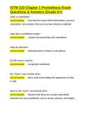 ISTM 210 Chapter 1 Prometheus Exam Questions & Answers &lpar;Grade A&plus;&rpar;&period;docx&NewLine;&NewLine;