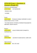 ISTM 630 Exam 1 Questions & Answers &lpar;Grade A&plus;&rpar;&period;docx&NewLine;&NewLine;