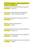ISTM 210 Chapter 1 Exam Questions & Answers &lpar;Grade A&plus;&rpar;&period;docx&NewLine;&NewLine;