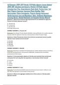 Fall Semester 2026&ndash;2027 Florida 3-20 Public Adjuster License Updated 2026 &vert; 190&plus; Questions and Answers &vert; Florida 3-20 Public Adjuster Licensing Exam Prep&comma; Comprehensive Study Guide&comma; Practice Exam&comma; Test Bank&comma; Property Insurance&comma; Insurance Claims Handling&comma; 