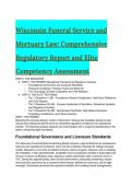 Wisconsin Funeral Service & Mortuary Law&colon; 2026&sol;2027 Elite Test Bank & Regulatory Guide