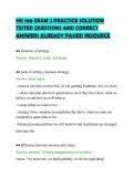 HK 100 EXAM 2 PRACTICE SOLUTION&NewLine;TESTED QUESTIONS AND CORRECT&NewLine;ANSWERS ALREADY PASSED RESOURCE