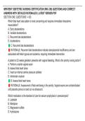 INPATIENT OBSTETRIC NURSING CERTIFICATION &lpar;RNC-OB&rpar; QUESTIONS AND CORRECT &NewLine;ANSWERS WITH DETAILED RATIONALES &vert; LATEST VERSION PDF