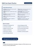 NAB Core Exam Practice &ndash; 285 Verified Questions&comma; Answers with Rationales &vert; Nursing Home Administrator Test Prep