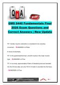 GMS 6440 EXAM COMPLETE PACKAGE DEAL