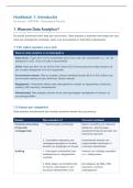 Volledige samenvatting Data Analytics Samenvatting &colon; Theorie &plus; Labs&comma; Examengericht&period; 17&sol;20 eerste zit&period;