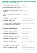 Kappa Alpha Psi Information Study Guide - Verified Questions and Answers - A&plus; Guaranteed Success
