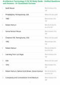 Architecture Terminology II &lpar;16-18&rpar; Study Guide - Verified Questions and Answers - A&plus; Guaranteed Success