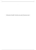 Shadow Health&colon; Complete Cardiovascular Assessment Guide - Tina Jones &lpar;99&period;8&percnt; Score&rpar;