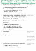 Study Guide - Metacognition&comma; Theory of Mind&comma; Critical Thinking&comma; Motivation&comma; and Learning Theories - Verified Questions and Answers - A&plus; Guaranteed Success Exam Prep - Comprehensive Review