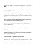 CBIS 3210 TEST 1 QUESTIONS AND ANSWERS &vert; CBIS 3210 EXAM 1 STUDY GUIDE 2026