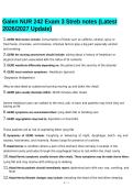 Galen NUR 242 Exam 3 STREB Notes &lpar;Latest 2026&sol;2027 Update&rpar; All Graded A&plus;