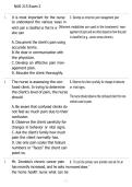 NUR 215 Exam 2 2026&sol;2027 &NewLine;ACTUAL QUESTIONS WITH &NewLine;VERIFIED ANSWERS&period;