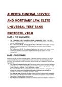 2026&sol;2027 Alberta Funeral Service & Mortuary Law S-Tier Elite Test Bank &lpar;69&plus; Q&A&rpar; &vert; AFSRB Exam Prep